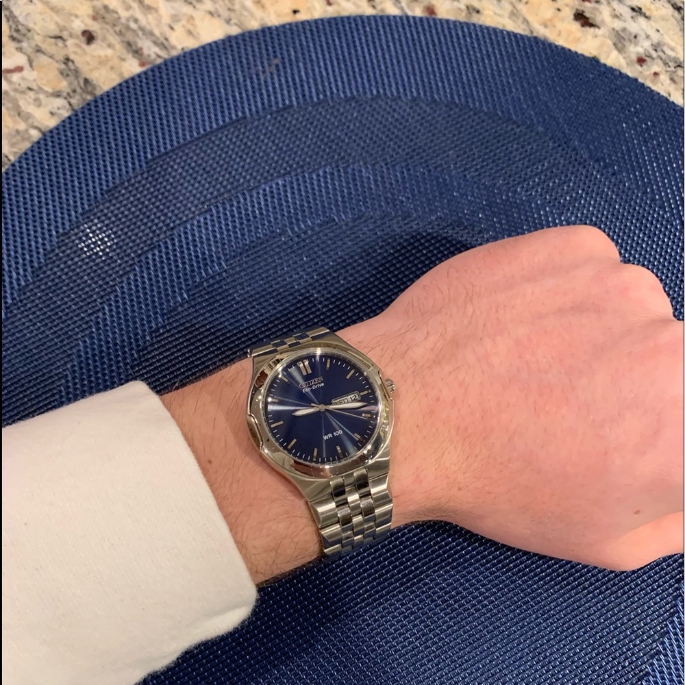 Citizen Eco Drive Stainless Steel Watch 38 mm